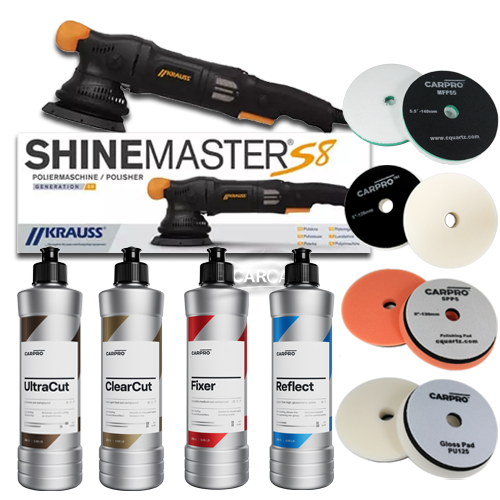 Krauss - Shinemaster S 8 CarPro 250ml Polish Pakket